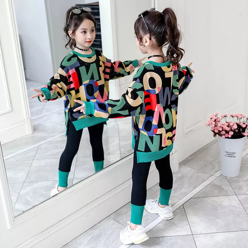 Girls Little Luxe tracksuit set | See:Saw Kids