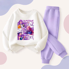 Load image into Gallery viewer, KPop Demon Hunters Girls Print Tracksuit