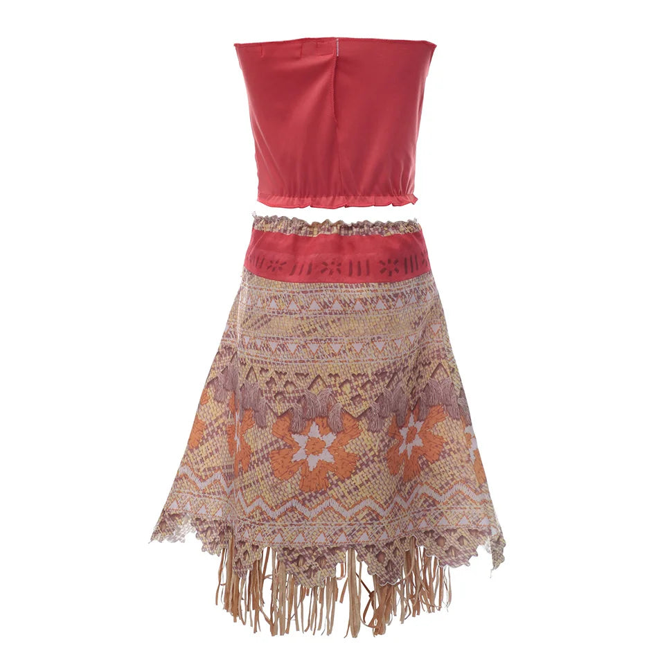 Moana Dress Kids Cosplay