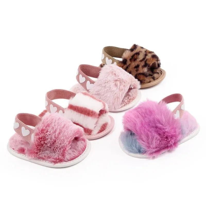Fur baby breathable soft sandals for toddlers | See:Saw Kids
