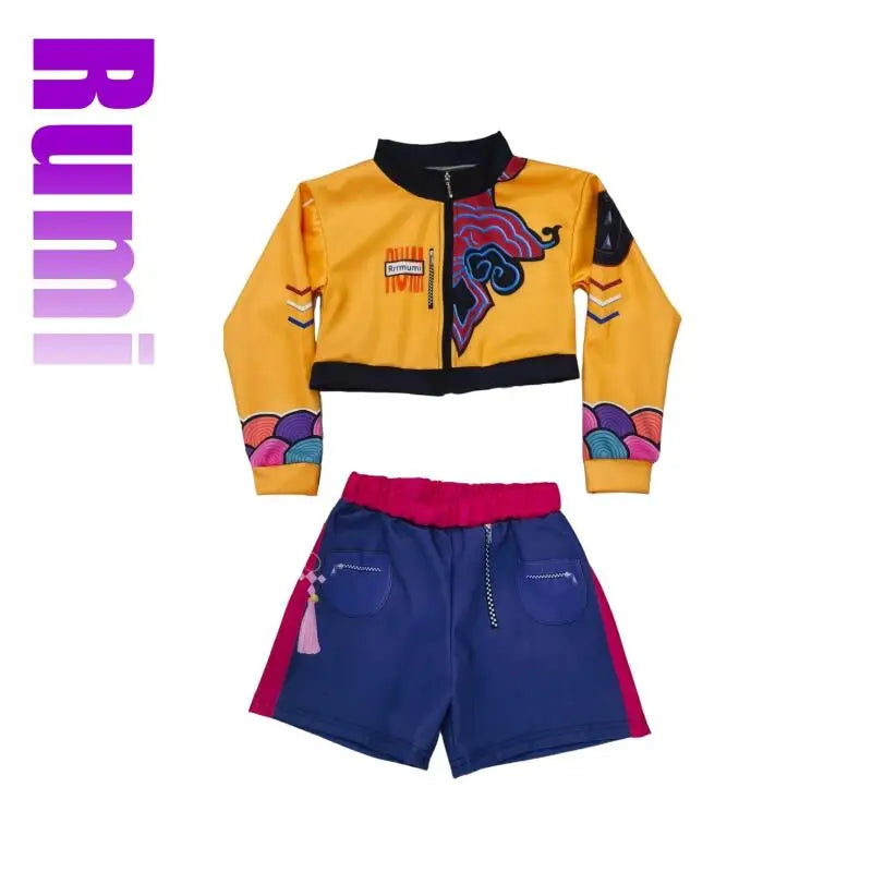 K-Pop Mira Rumi Zoey Demon Hunters Cosplay Costume for Girl