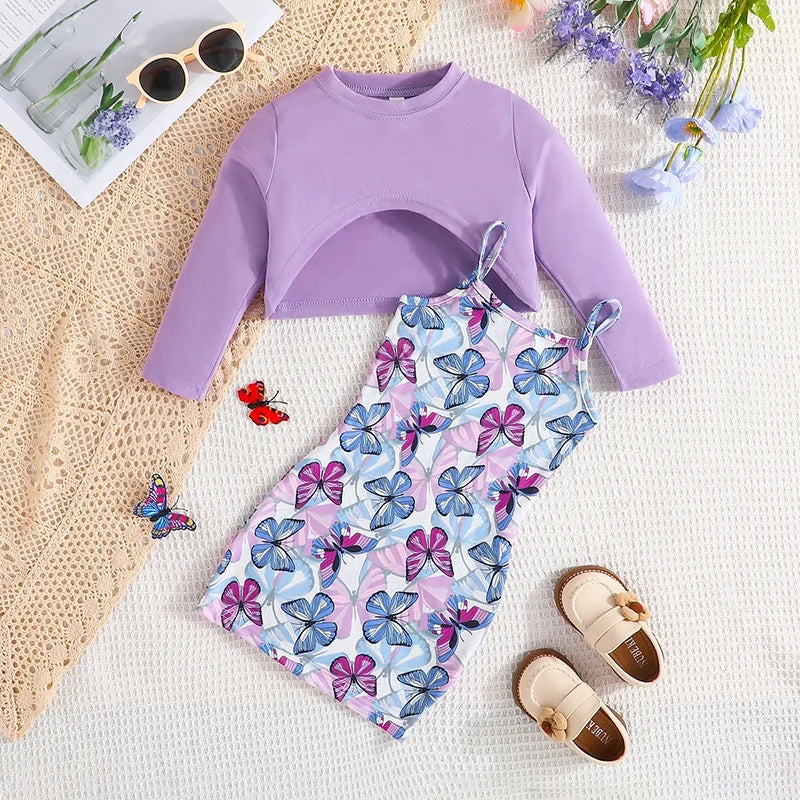 Girls butterfly dress and jumper set | See:Saw Kids