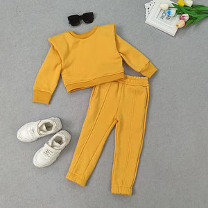 Girls Block Colour Tracksuit