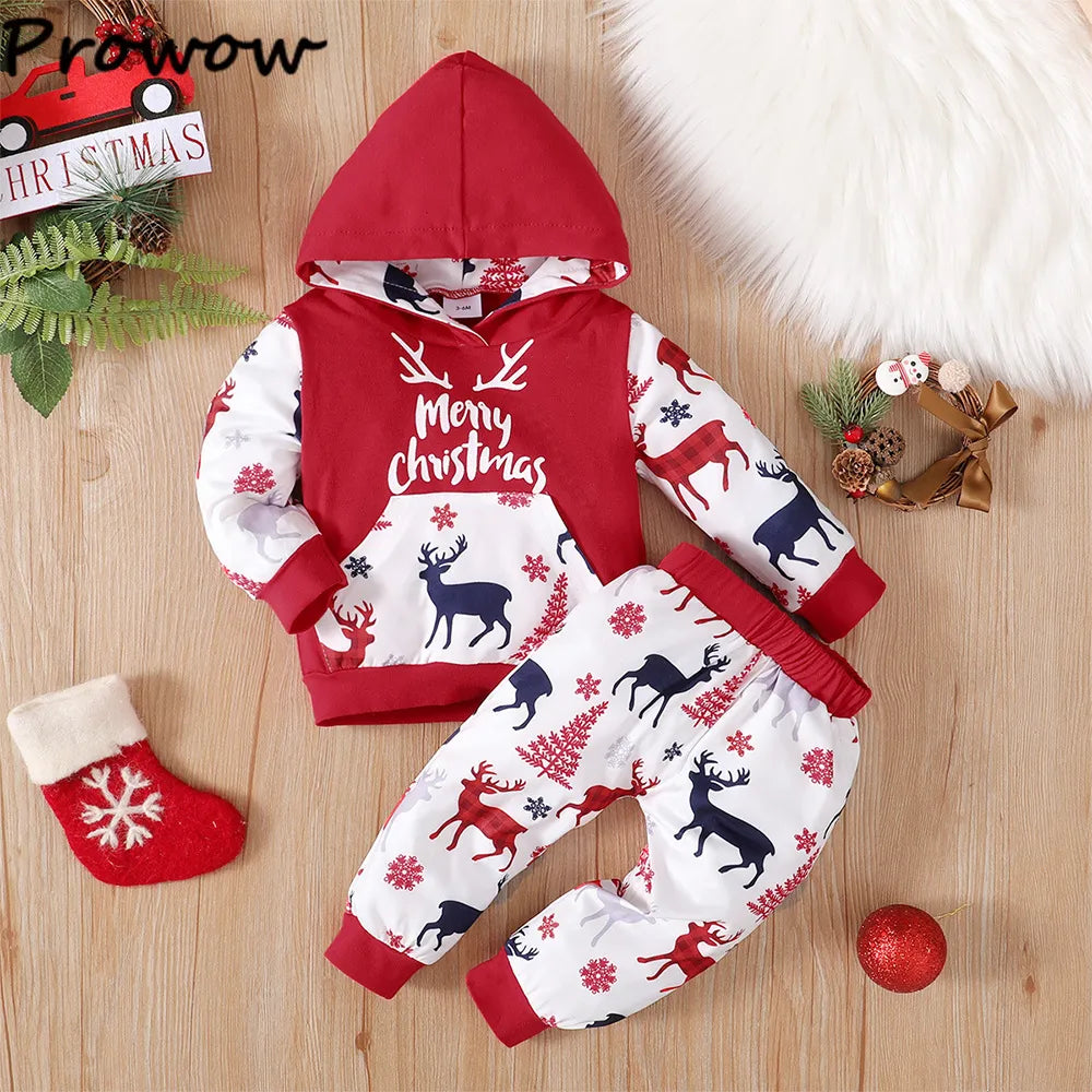 First baby boy Christmas outfit festive set | See:Saw Kids
