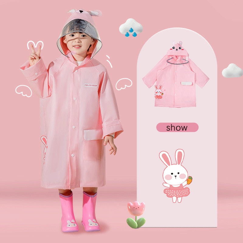 Children's Cartoon Raincoat