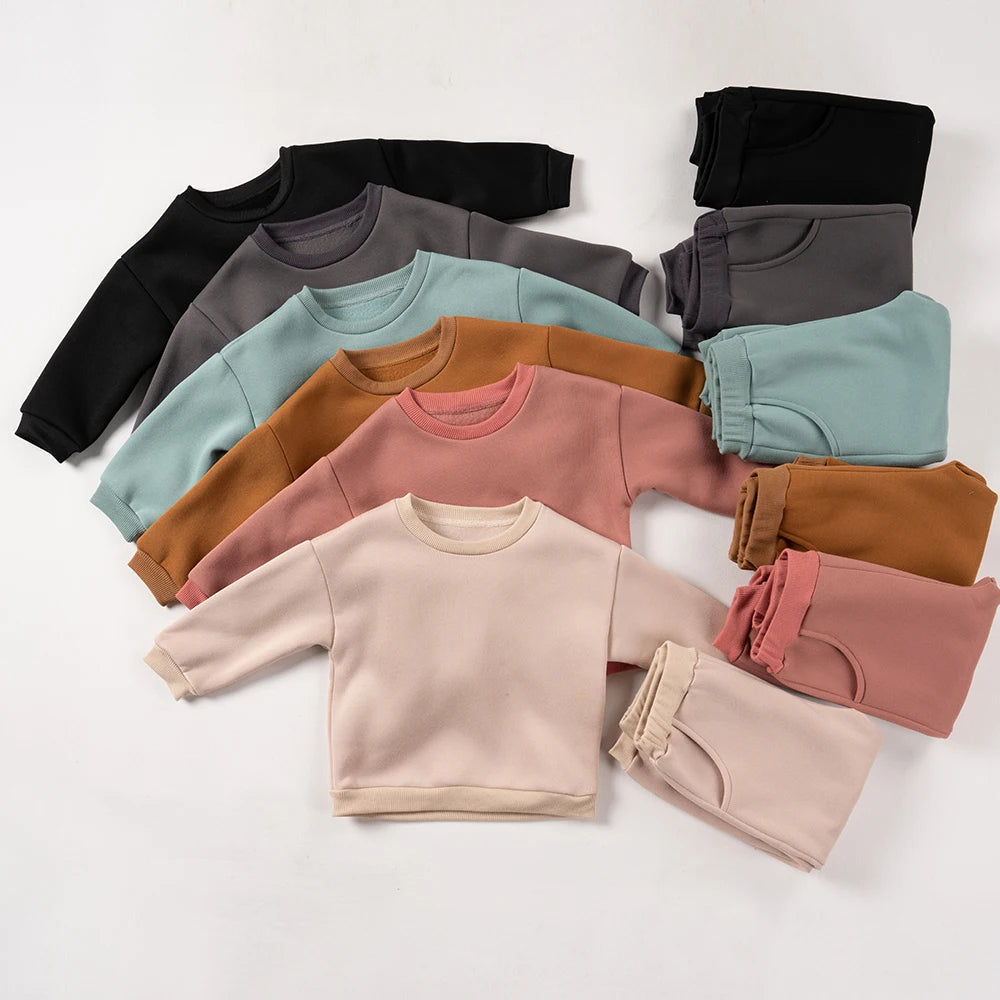 Hoodies and pants minimalist set for boys and girls | See:Saw Kids