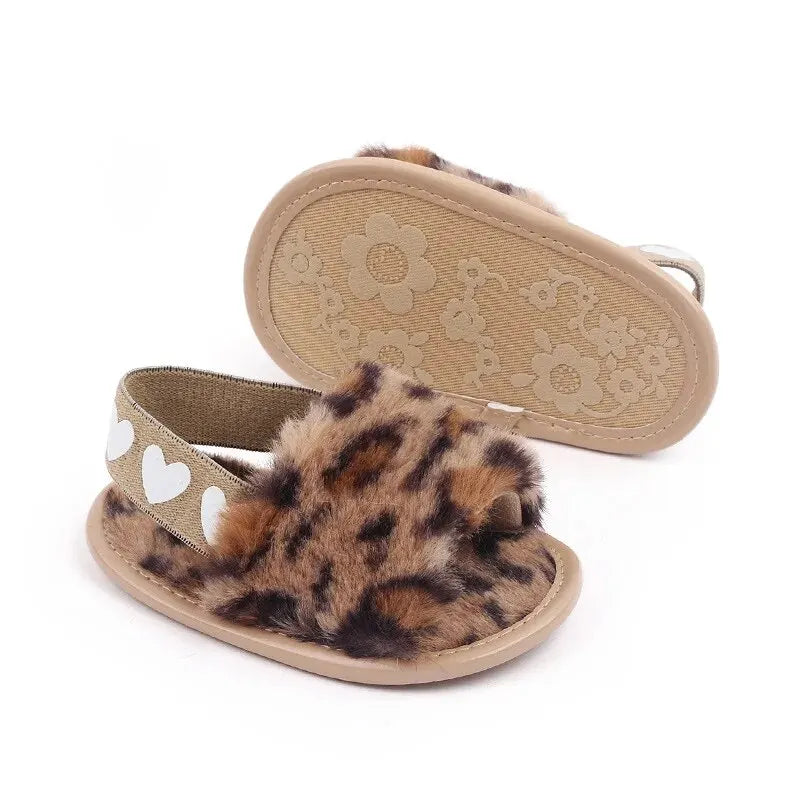 Fur Baby Breathable Soft Sandals