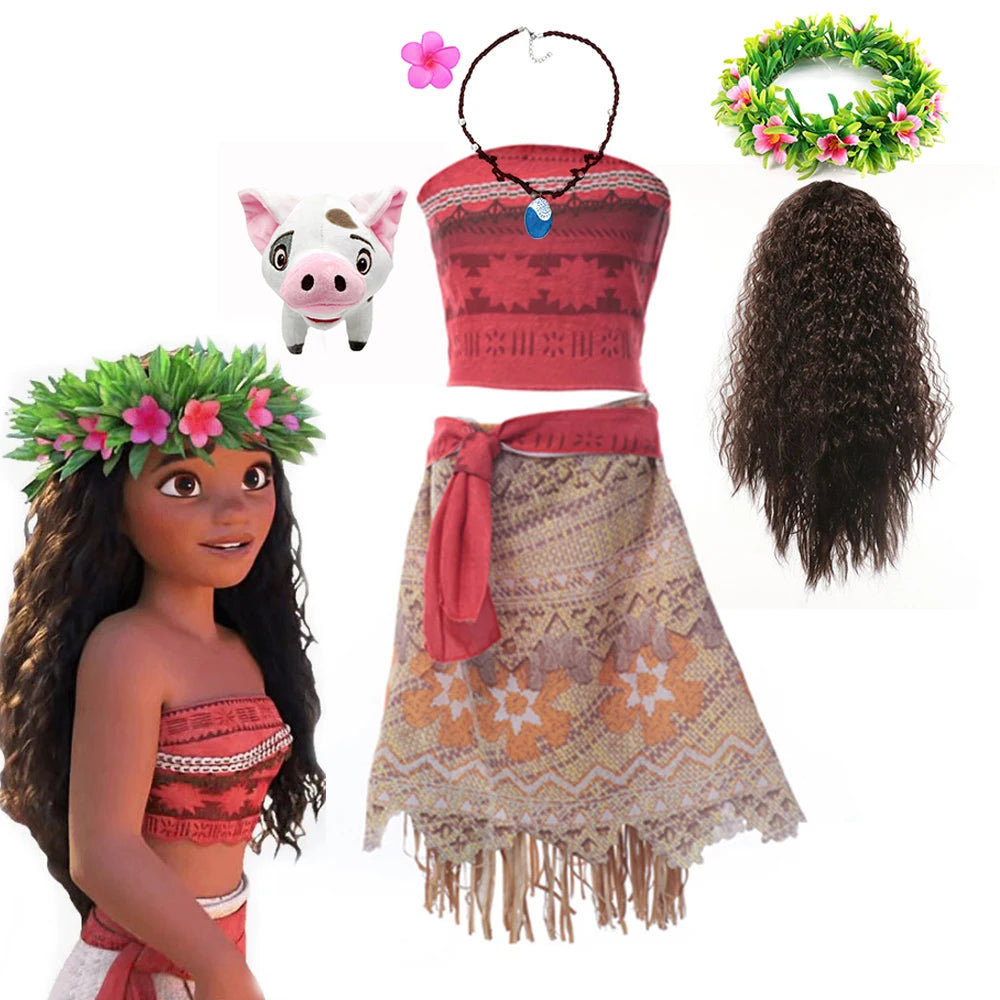 Moana kids cosplay dress costume for girls | See:Saw Kids