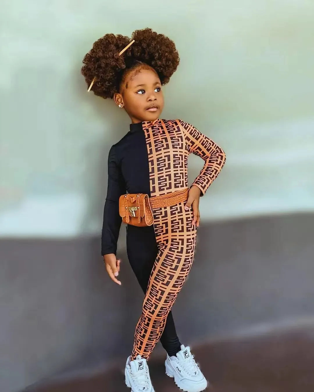 Geometric marvel jumpsuit for kids | See:Saw Kids