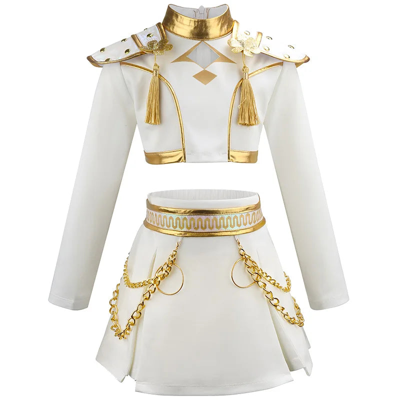 Girl Set Demon Hunters Zoey Cosplay Costume