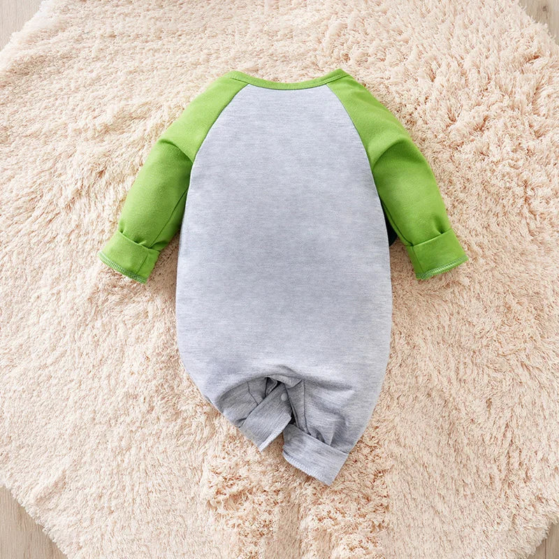 Cartoon Dinosaur Newborn Baby Onesie