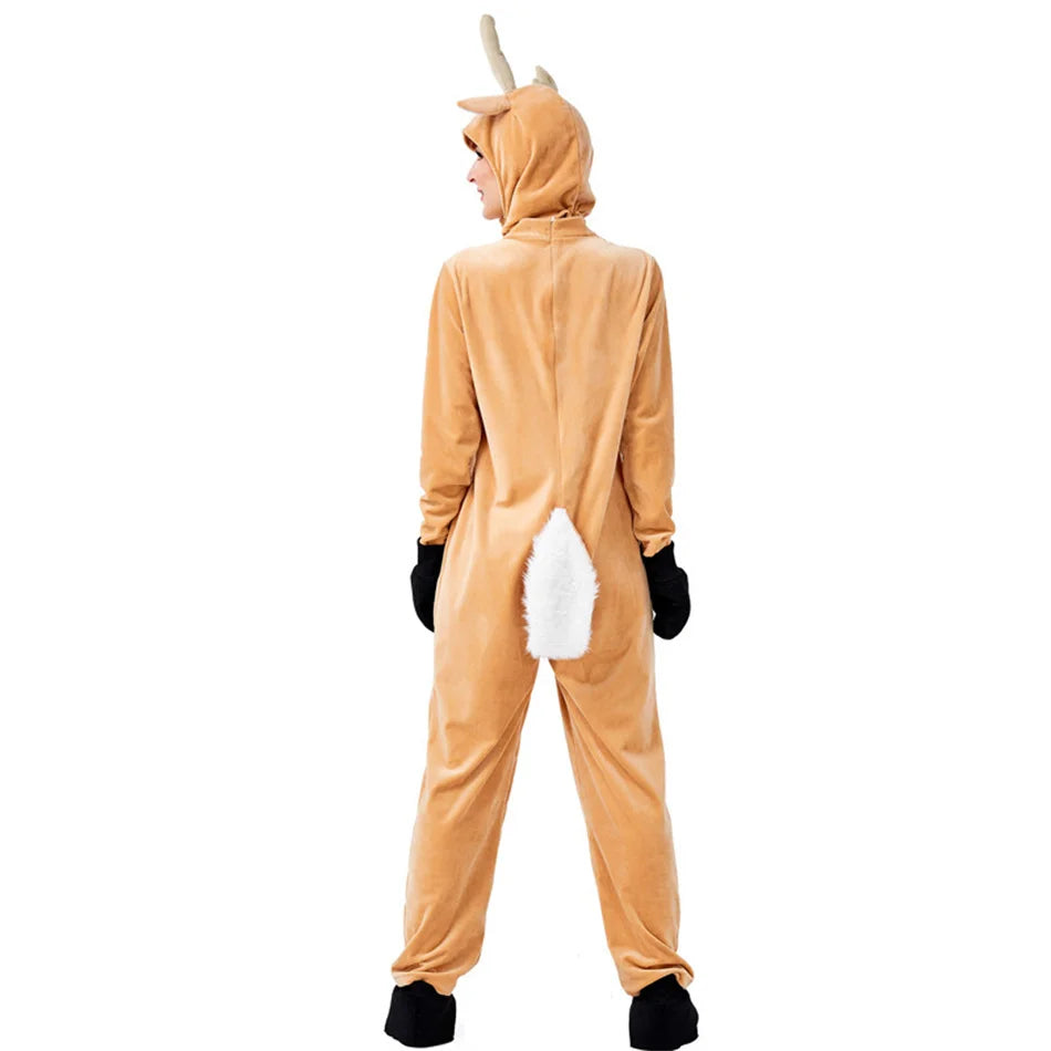 Parent-Child Christmas Reindeer Performance Costume