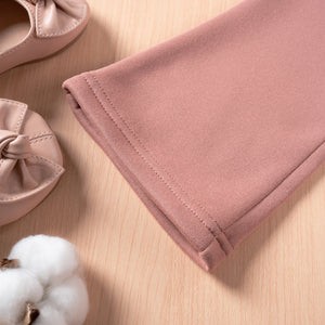Little Flying Sleeve Tops Casual Pants Clothes Sets Cute Fashion Set