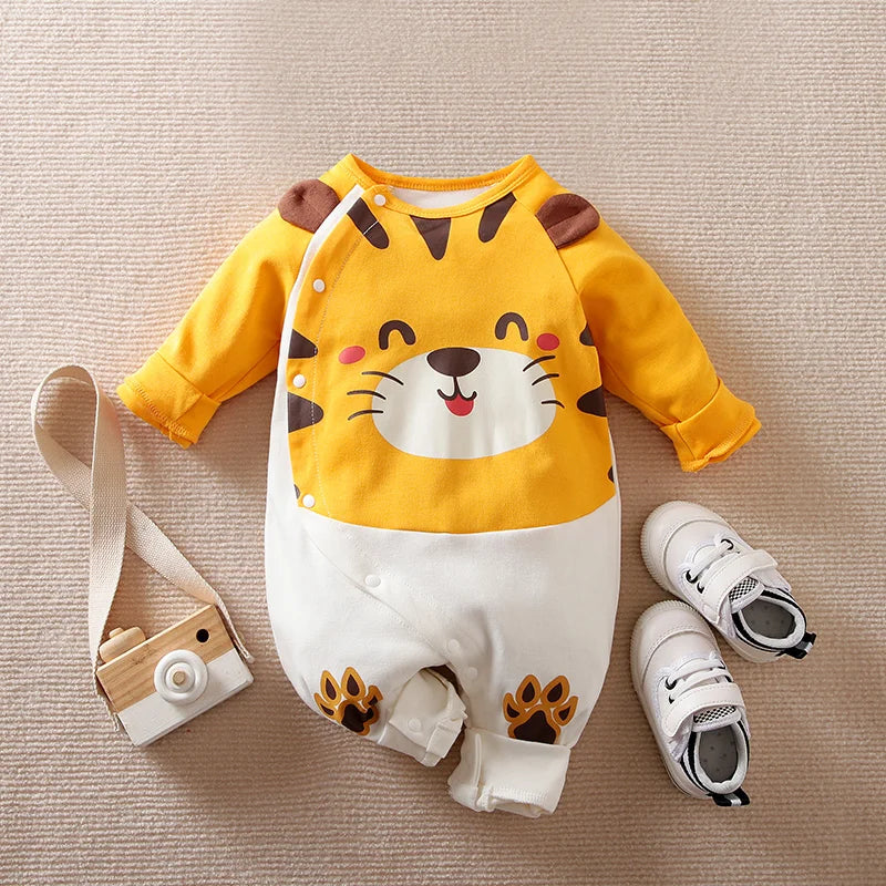 Cartoon three-dimensional tiger baby jumpsuit | See:Saw Kids