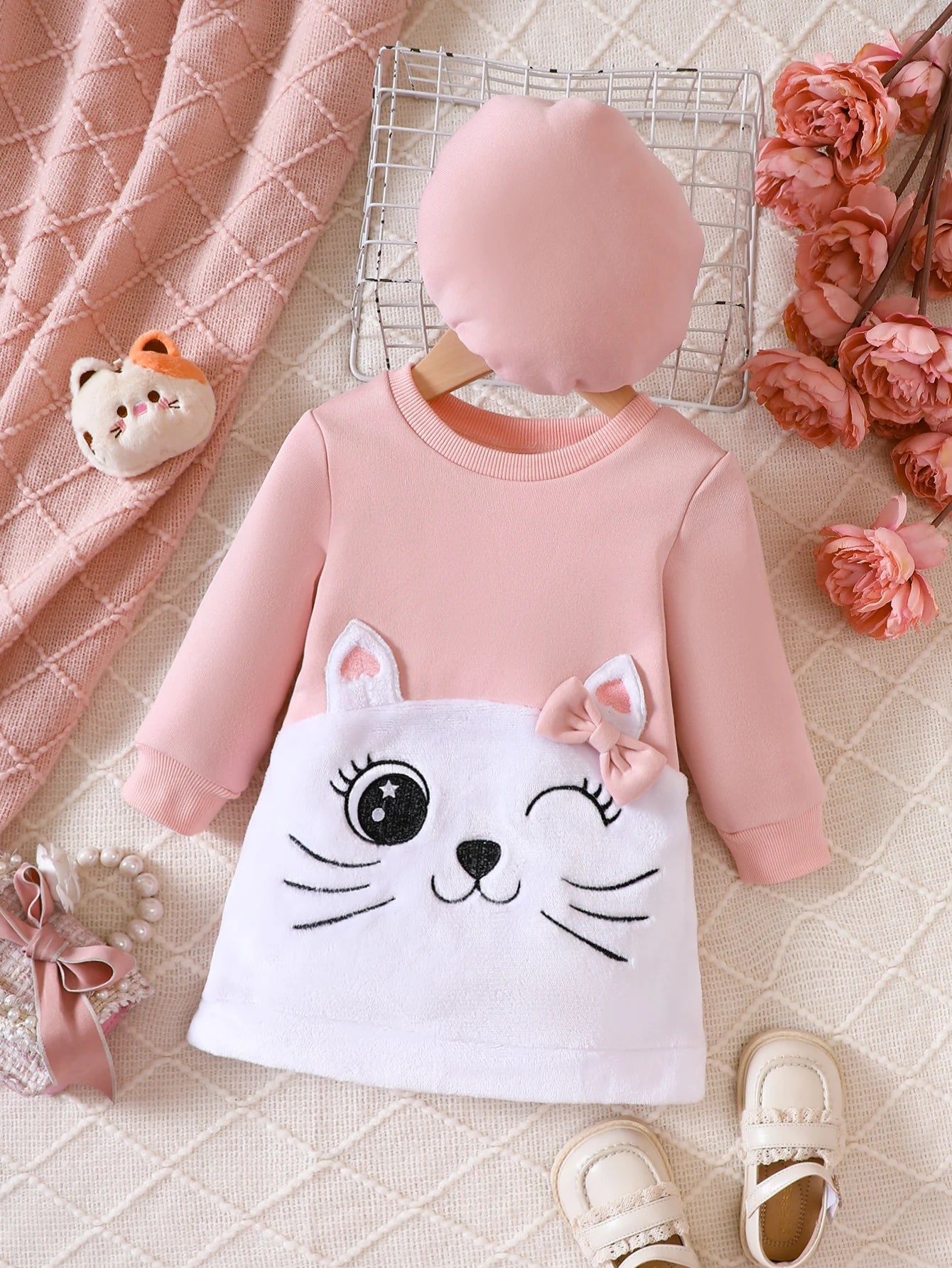 Little kitten girls dress and hat costume set | See:Saw Kids