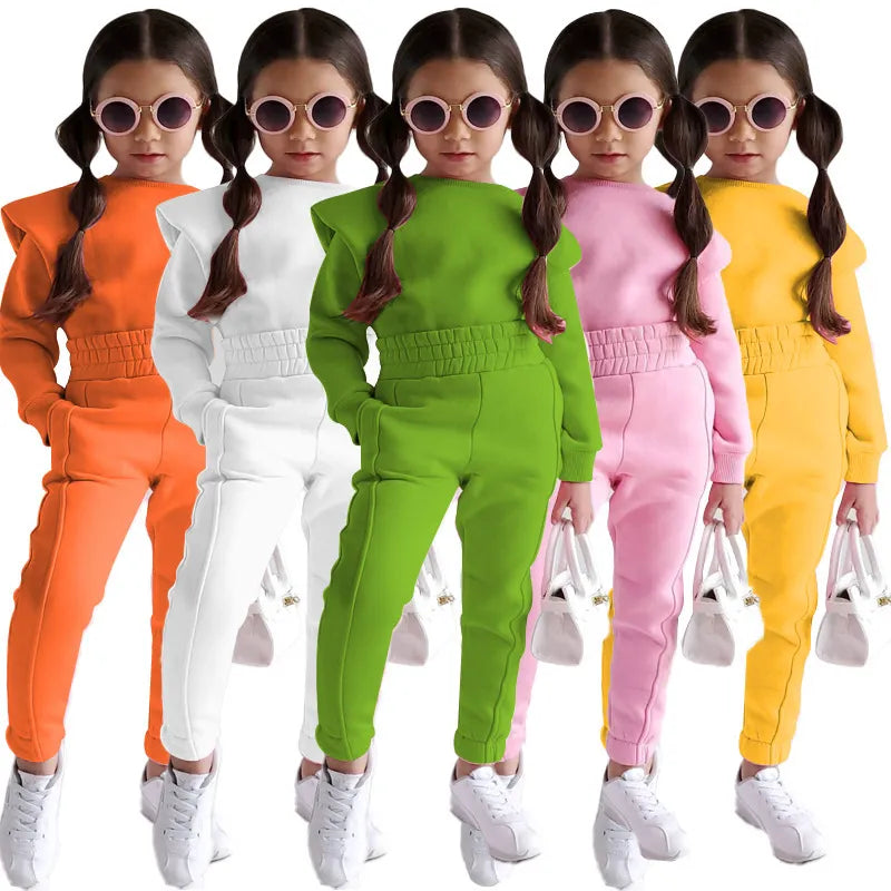 Girls block colour tracksuit set | See:Saw Kids