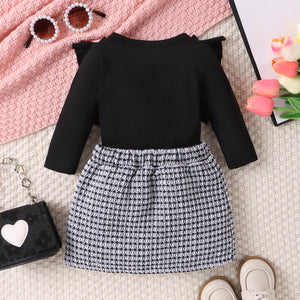 Toddler Formal Plaid & Frills