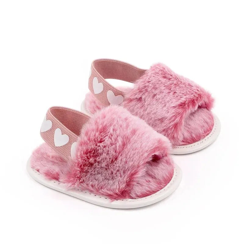 Fur Baby Breathable Soft Sandals