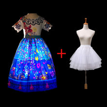 Load image into Gallery viewer, Encanto Mirabel Princess LED Light Up Dress for Girls