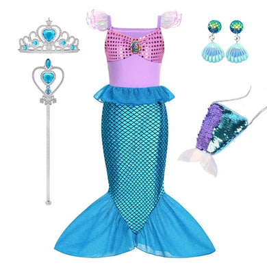 Princess Mermaid Birthday Party Dress