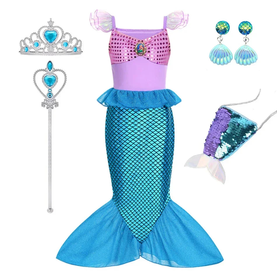 Princess Mermaid Birthday Party Dress