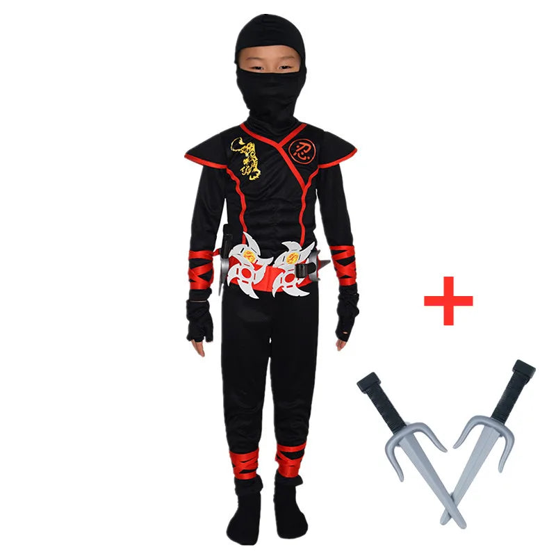 Black Ninja Costume Anime Ninja Set