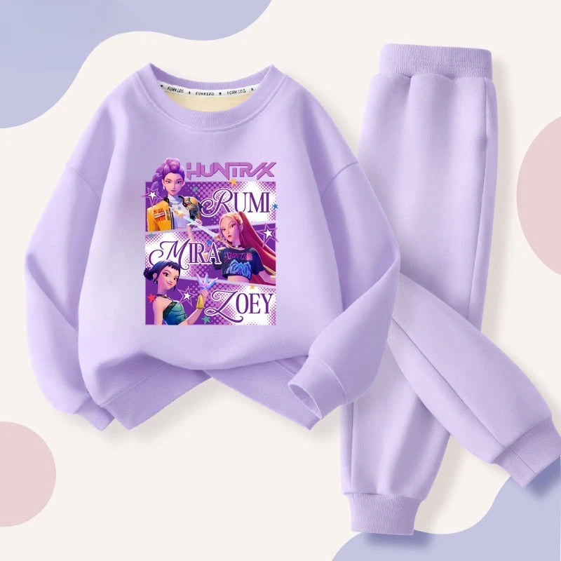 KPop Demon Hunters Girls Print Tracksuit