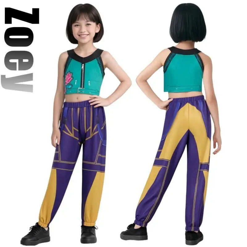 K-Pop Mira Rumi Zoey Demon Hunters Cosplay Costume for Girl