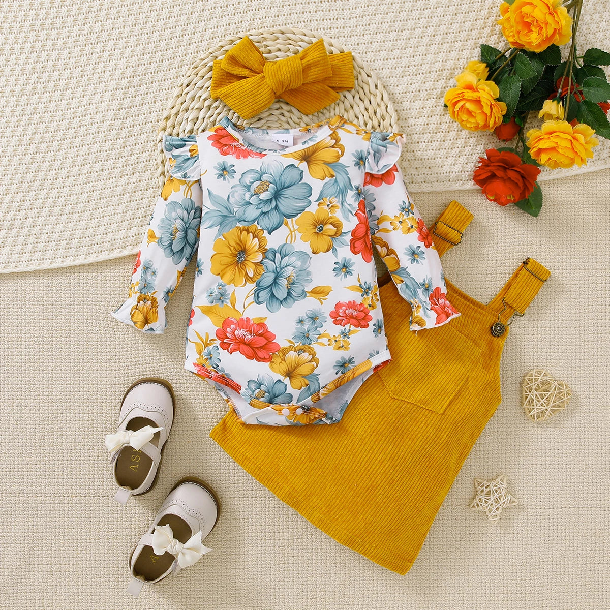 Summer casual sling dress with long sleeve floral top for girls | See:Saw Kids