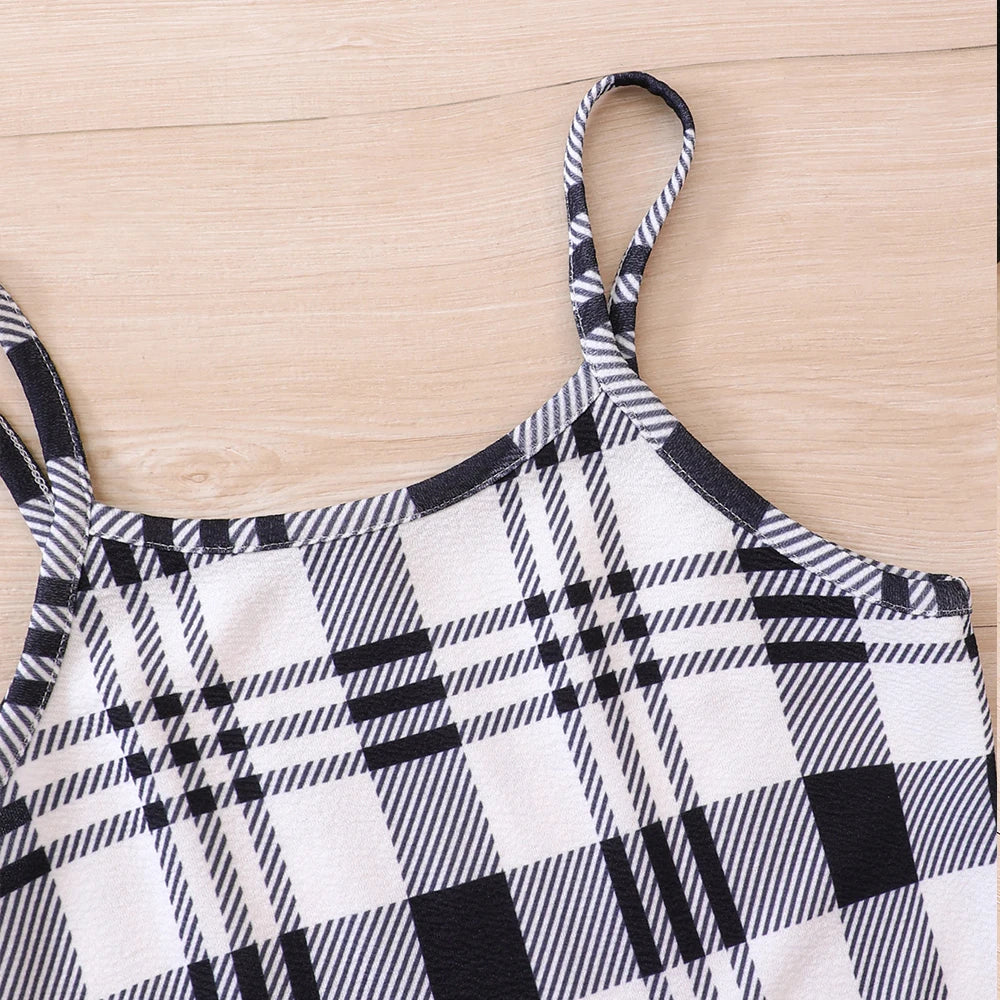 Plaid Perfection: Dress & Jumper Ensemble