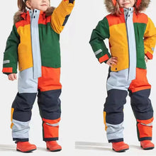 Load image into Gallery viewer, Toddler Block Colour Snowsuit