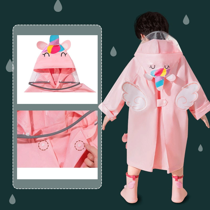 Children's Cartoon Raincoat