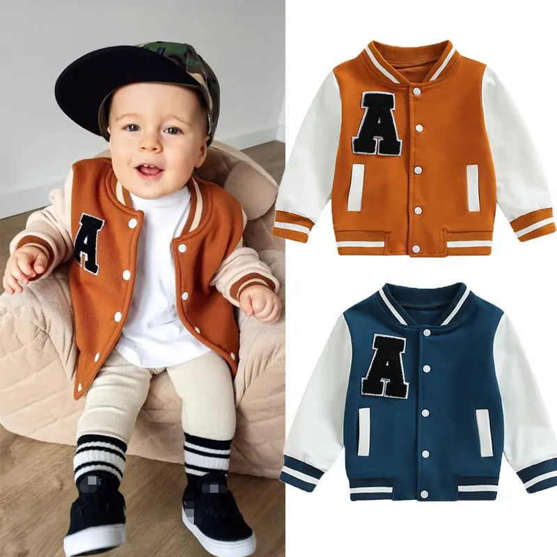 Toddler varsity bomber jacket kids outerwear | See:Saw Kids