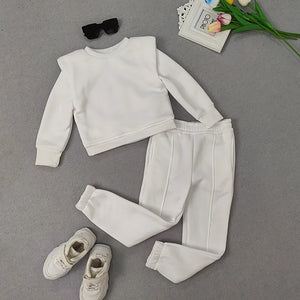Girls Block Colour Tracksuit