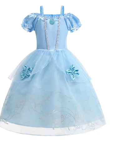 Disney Princess Snow White Belle Girls Fancy Dress Costume Age 2-10
