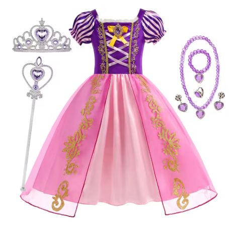 Disney Princess Snow White Belle Girls Fancy Dress Costume Age 2-10