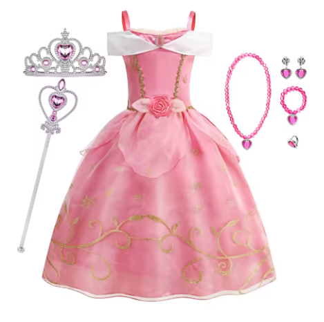 Disney Princess Snow White Belle Girls Fancy Dress Costume Age 2-10