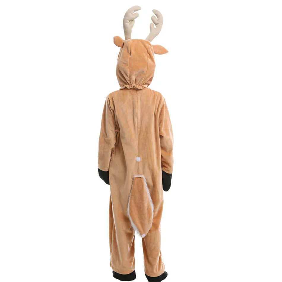 Parent-Child Christmas Reindeer Performance Costume