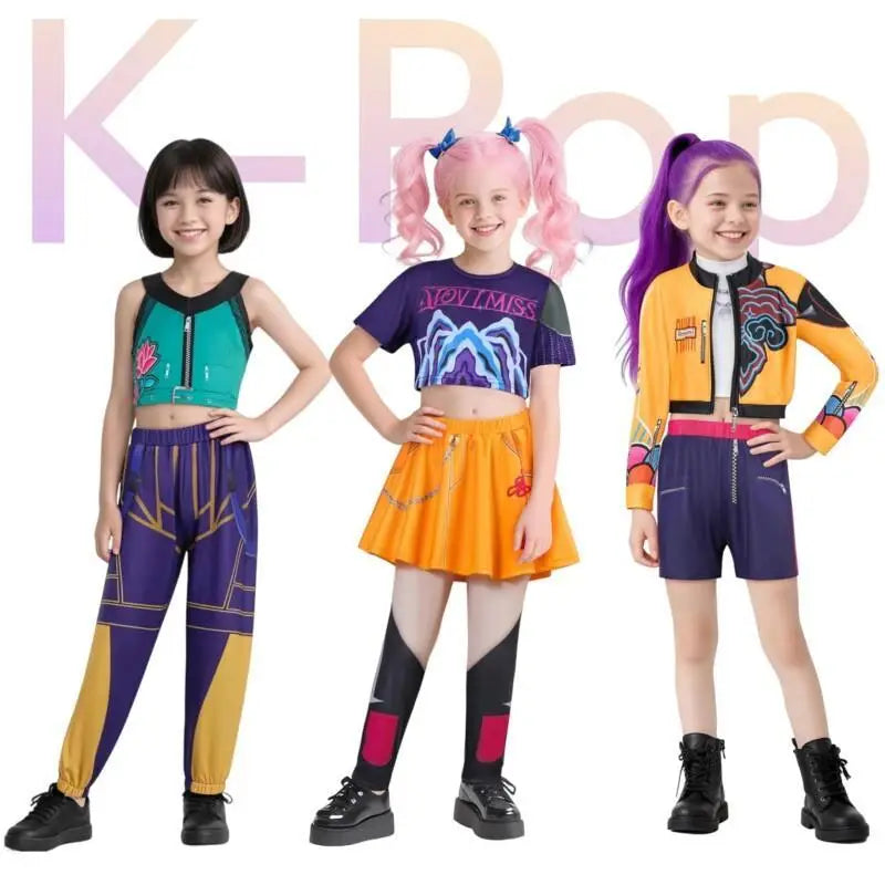 K-Pop demon hunters cosplay costume for girls | See:Saw Kids