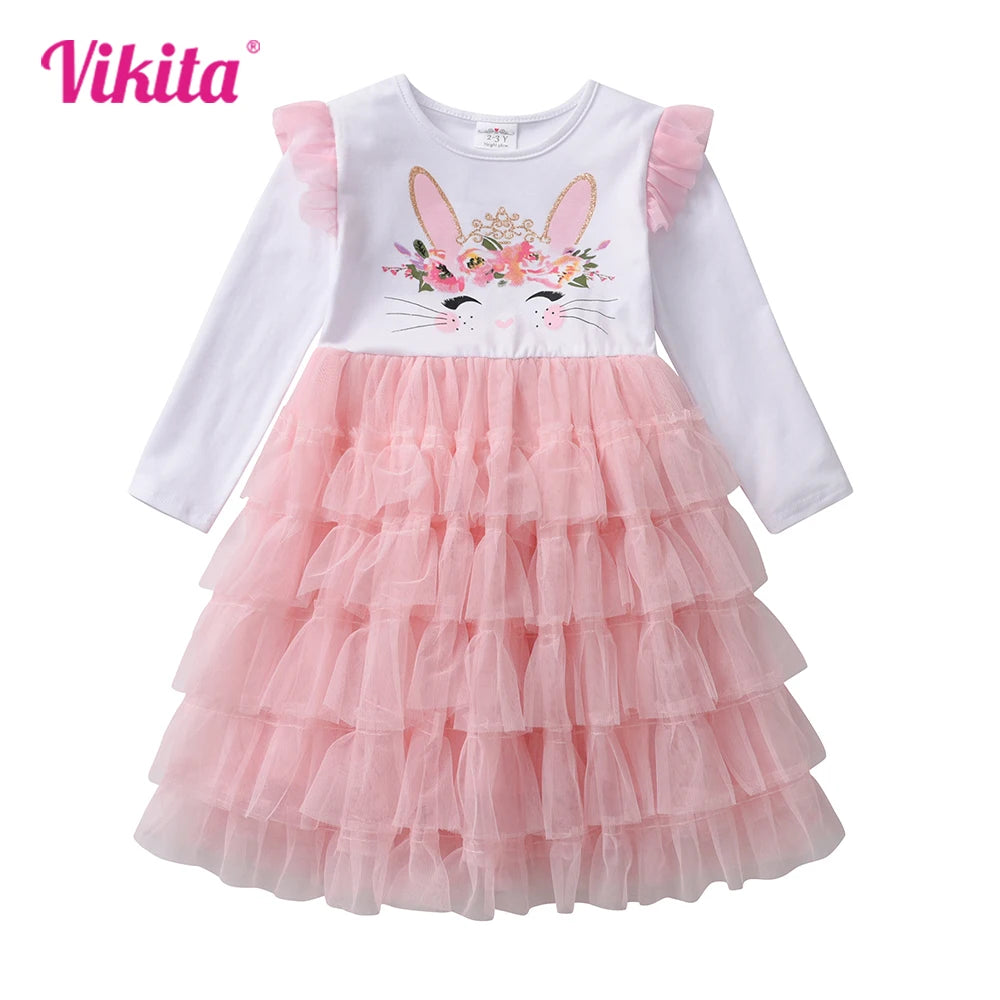 Girls rabbit cartoon dress for kids | See:Saw Kids