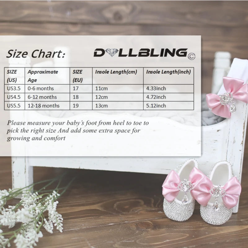 Luxury Baby Bottles & Shoes Headband Set Keepsake