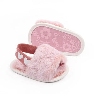 Fur Baby Breathable Soft Sandals
