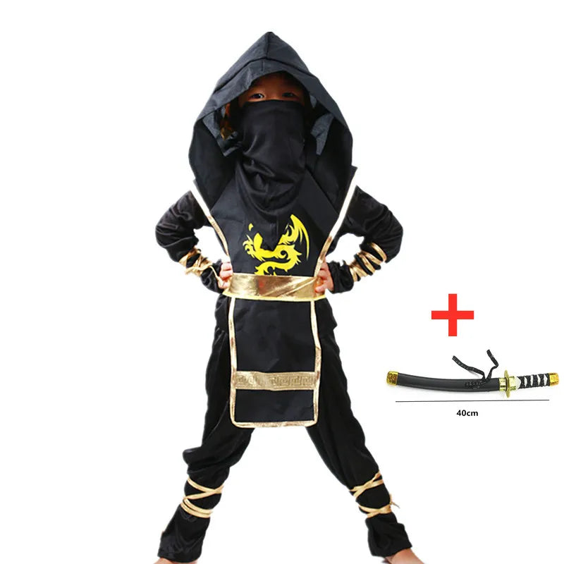 Black Ninja Costume Anime Ninja Set