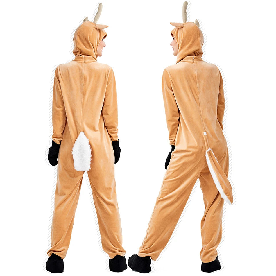 Parent-Child Christmas Reindeer Performance Costume