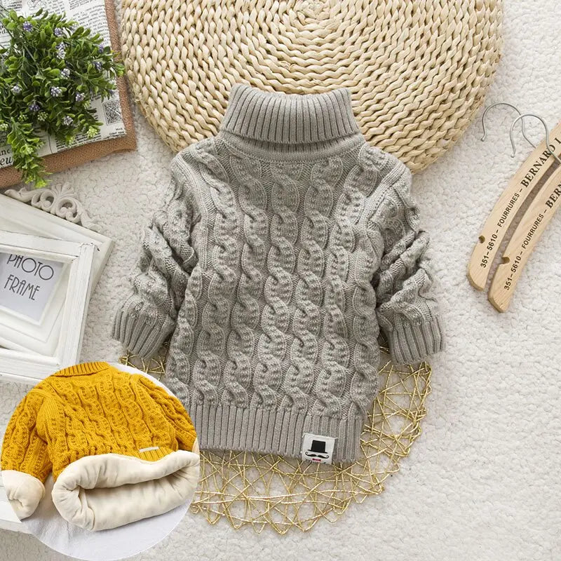 Thick Knitted Turtleneck See:Saw Kids