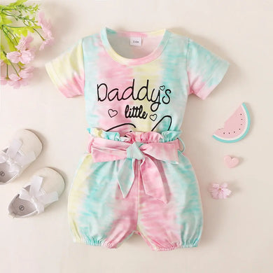 Tie Dye Shorts & T-Shirt See:Saw Kids