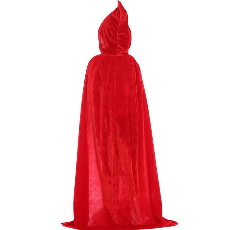 Kids' Hooded Witch Cape – 8 Colours