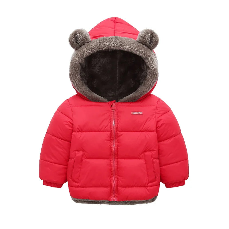 Kids Quilted Hooded Winter Coat | Warm Padded Jacket