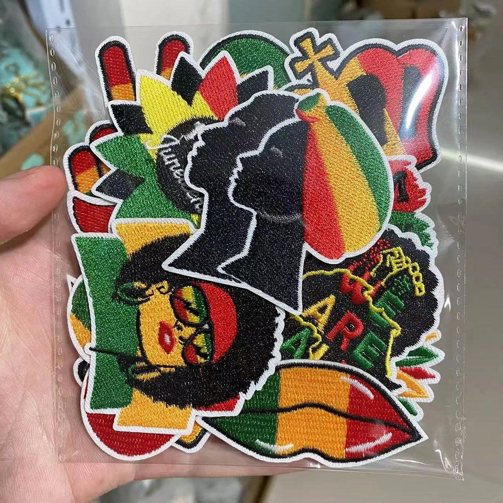 African Heritage Embroidery Patches & Badges