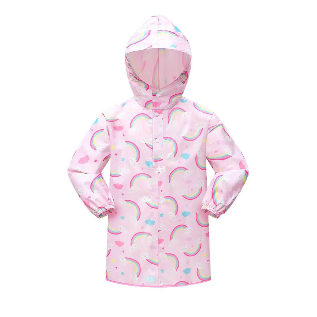 Cute Kids Raincoat - Lightweight & Breathable, Cartoon Car P